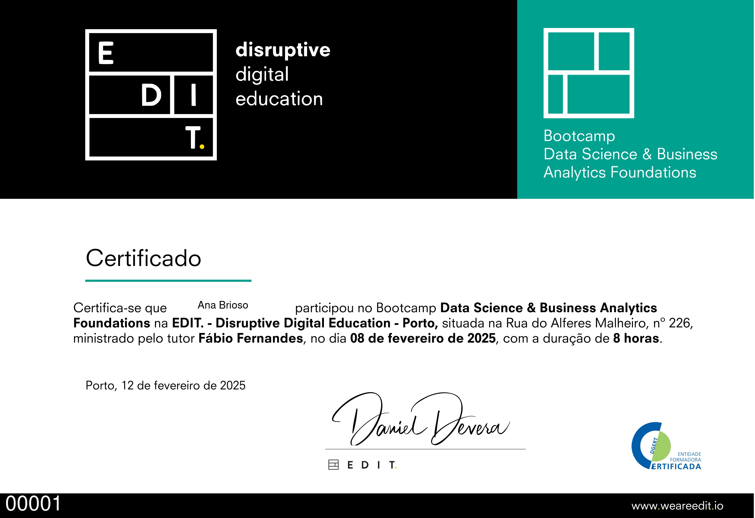 Certificado de Participação  Badge