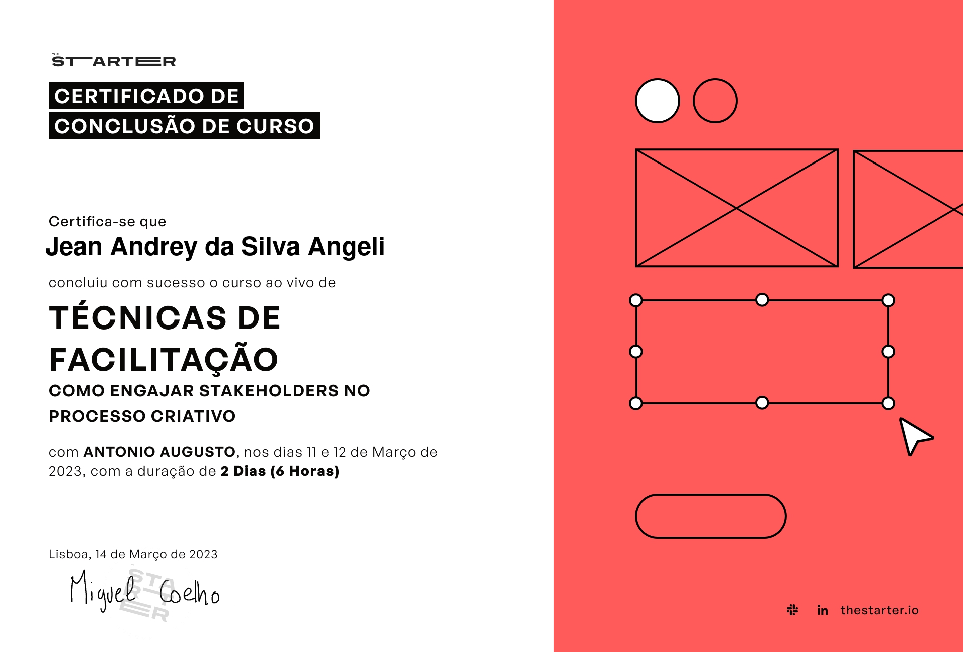 Certificado de Conclusão de Curso Badge