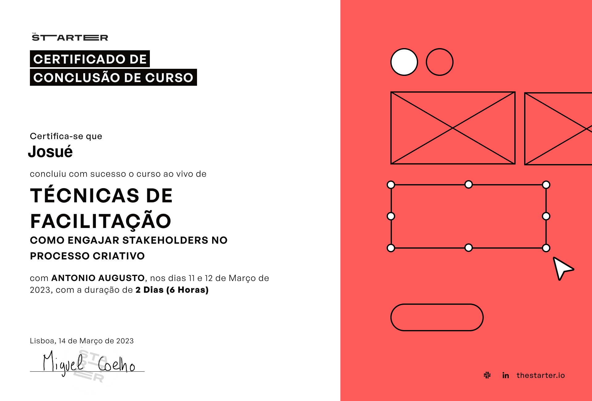 Certificado de Conclusão de Curso Badge