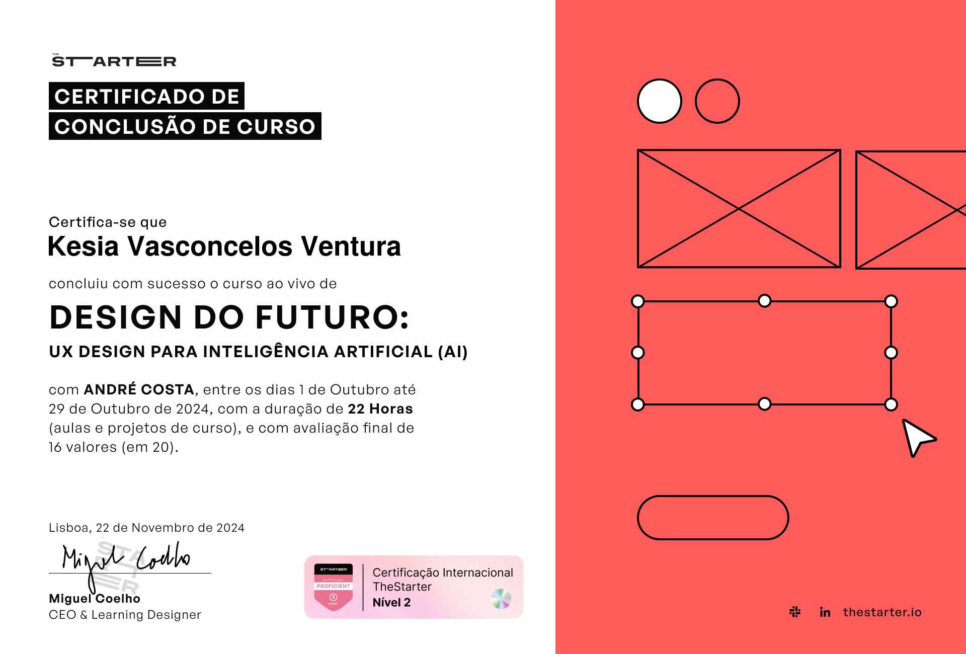 Certificado de Conclusão de Curso Badge