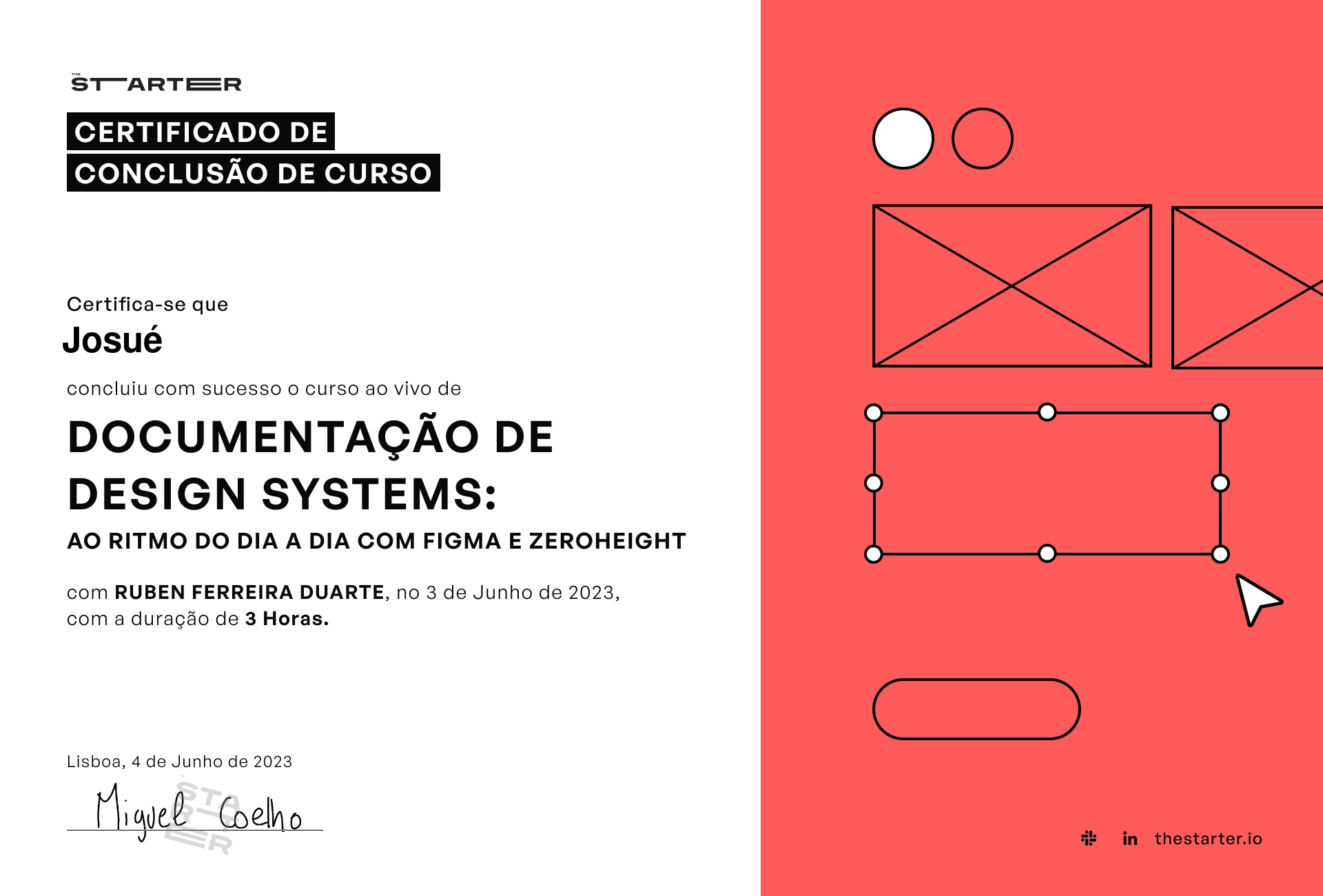 Certificado de Conclusão de Curso Badge