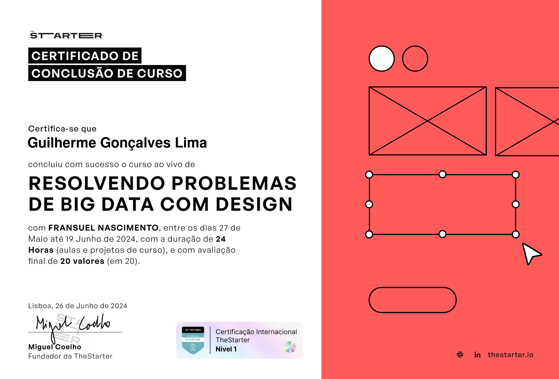 Certificado de Conclusão de Curso Badge