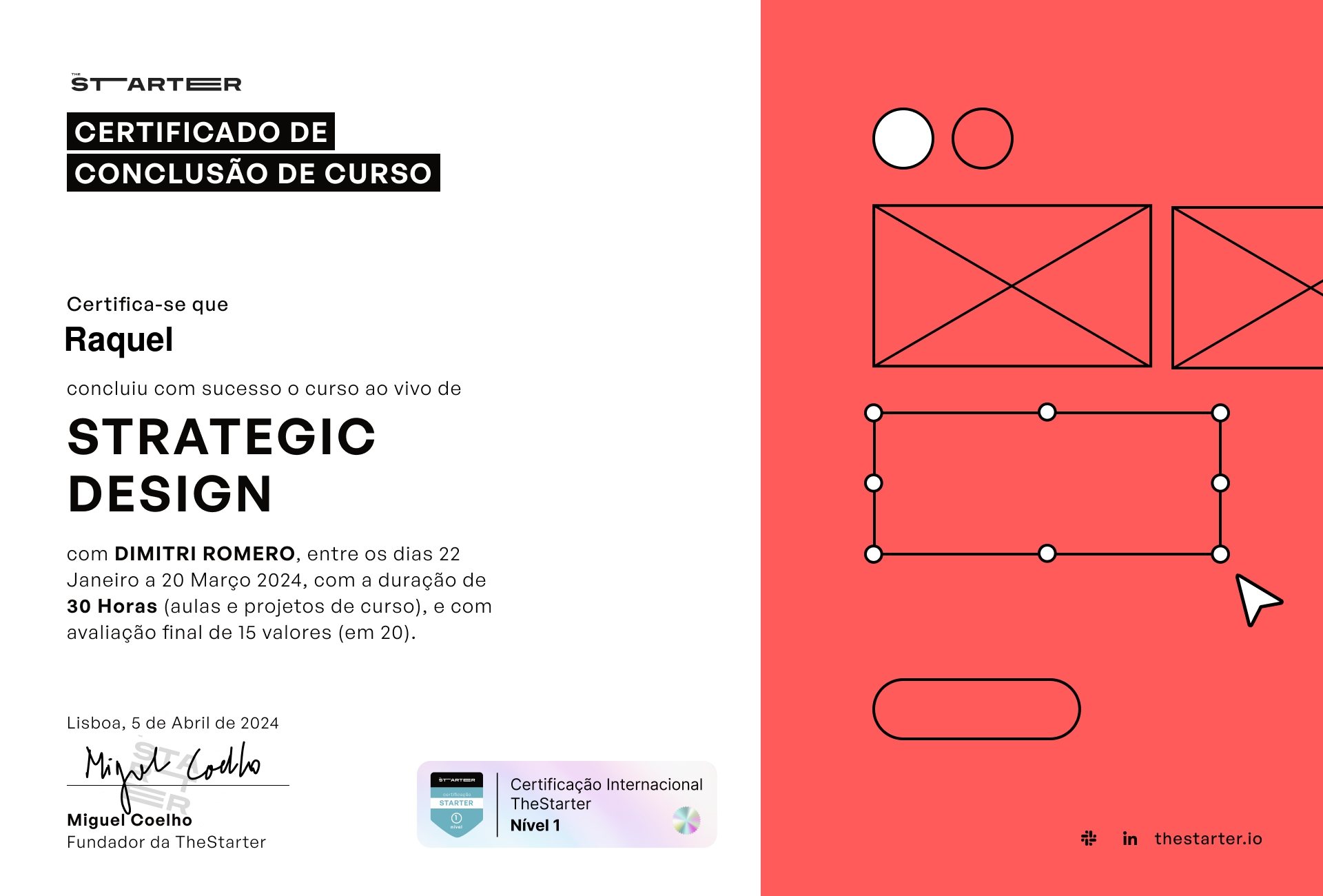 Certificado de Conclusão de Curso Badge