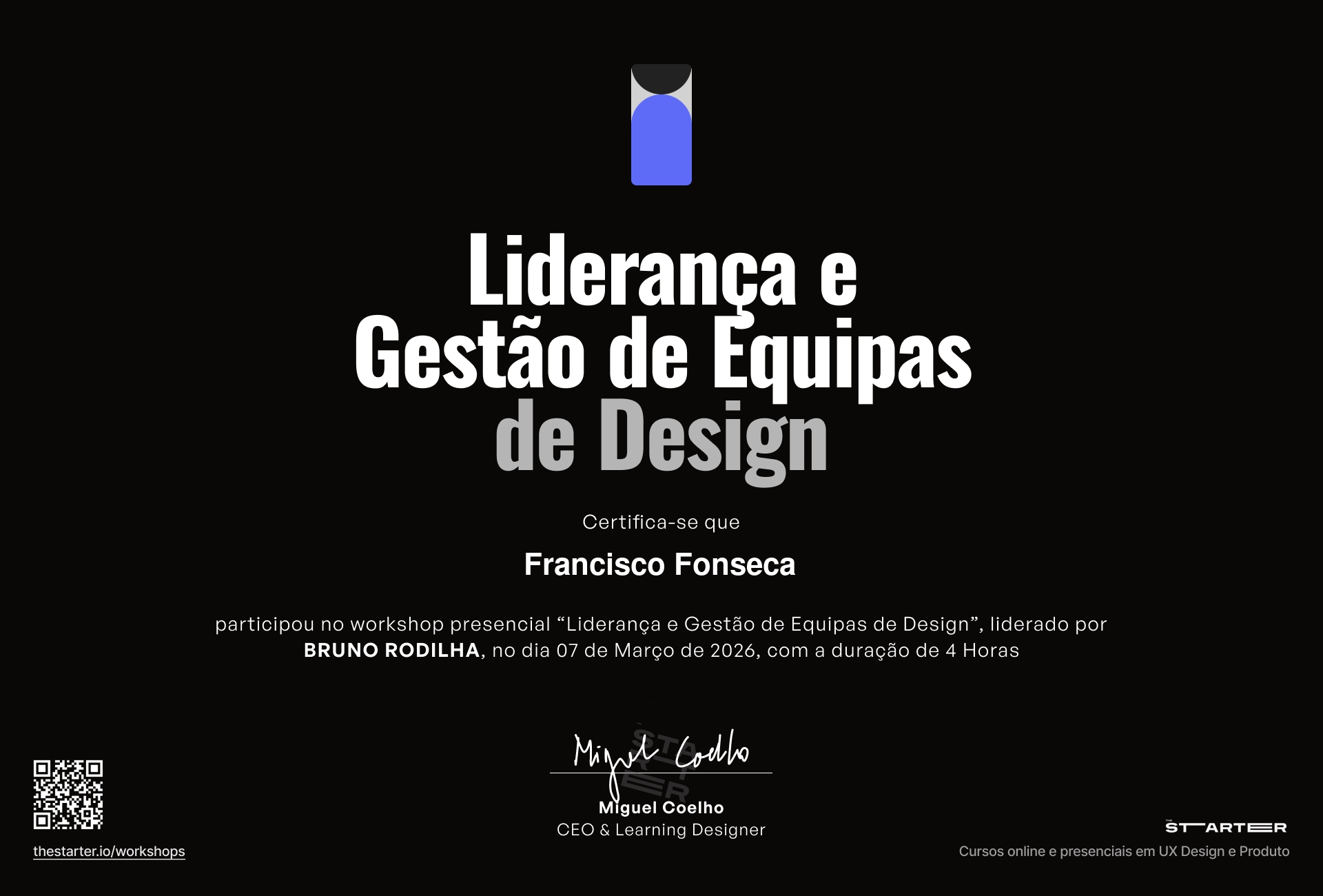 Certificado de Participação Badge