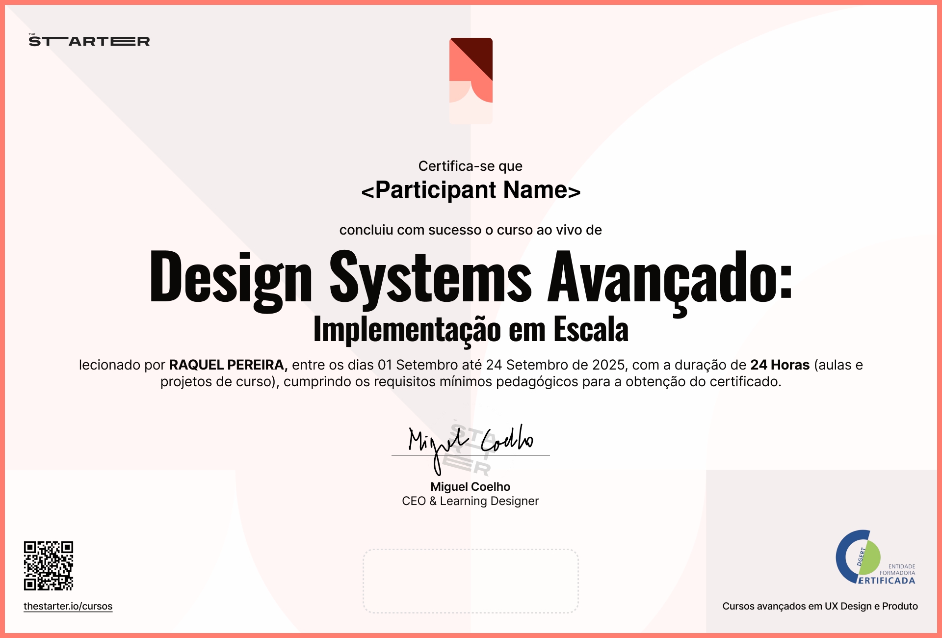 Certificado de Conclusão de Curso Badge
