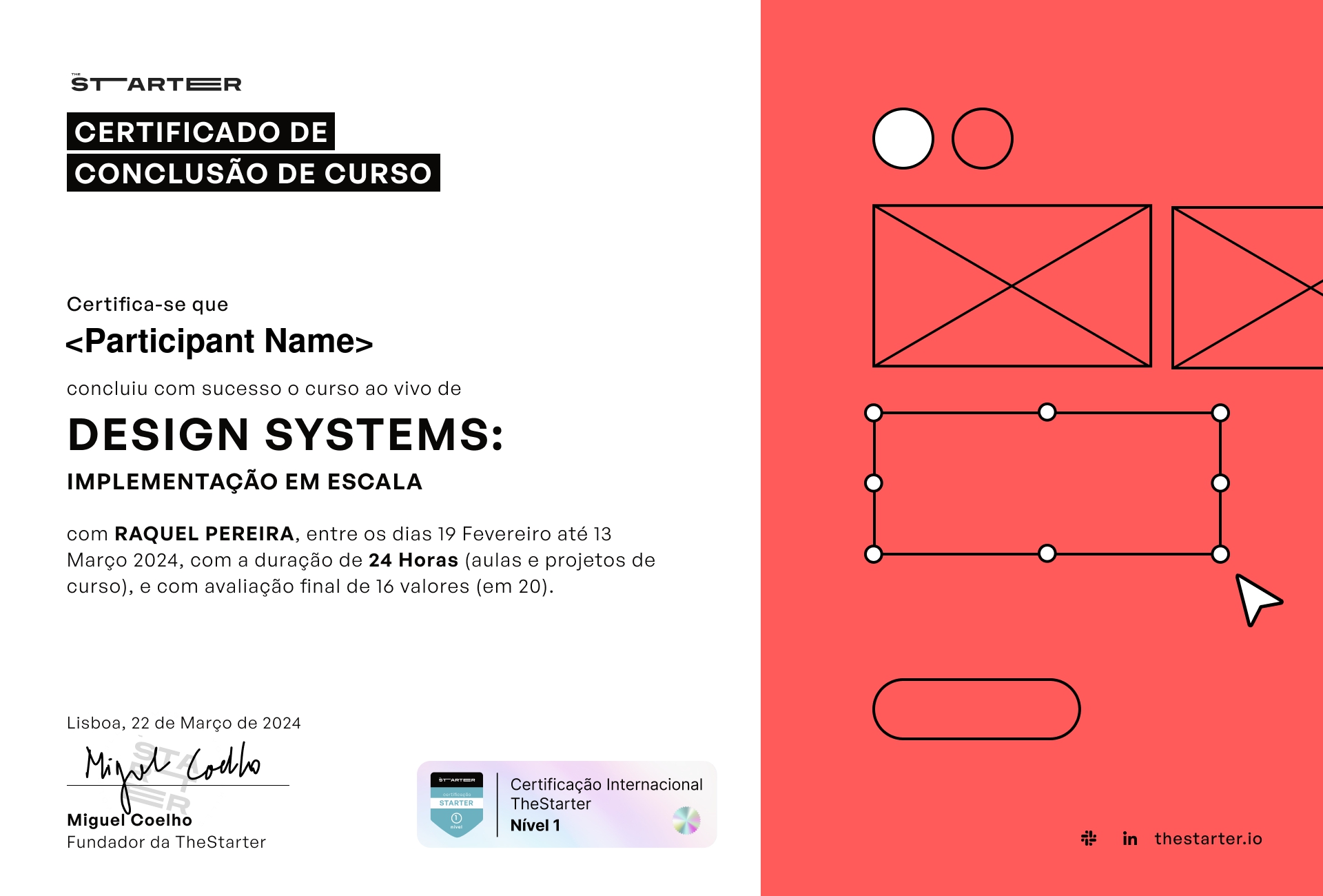 Certificado de Conclusão de Curso Badge