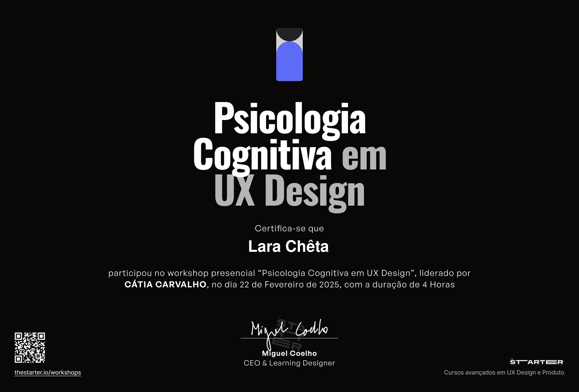 Certificado de Participação Badge