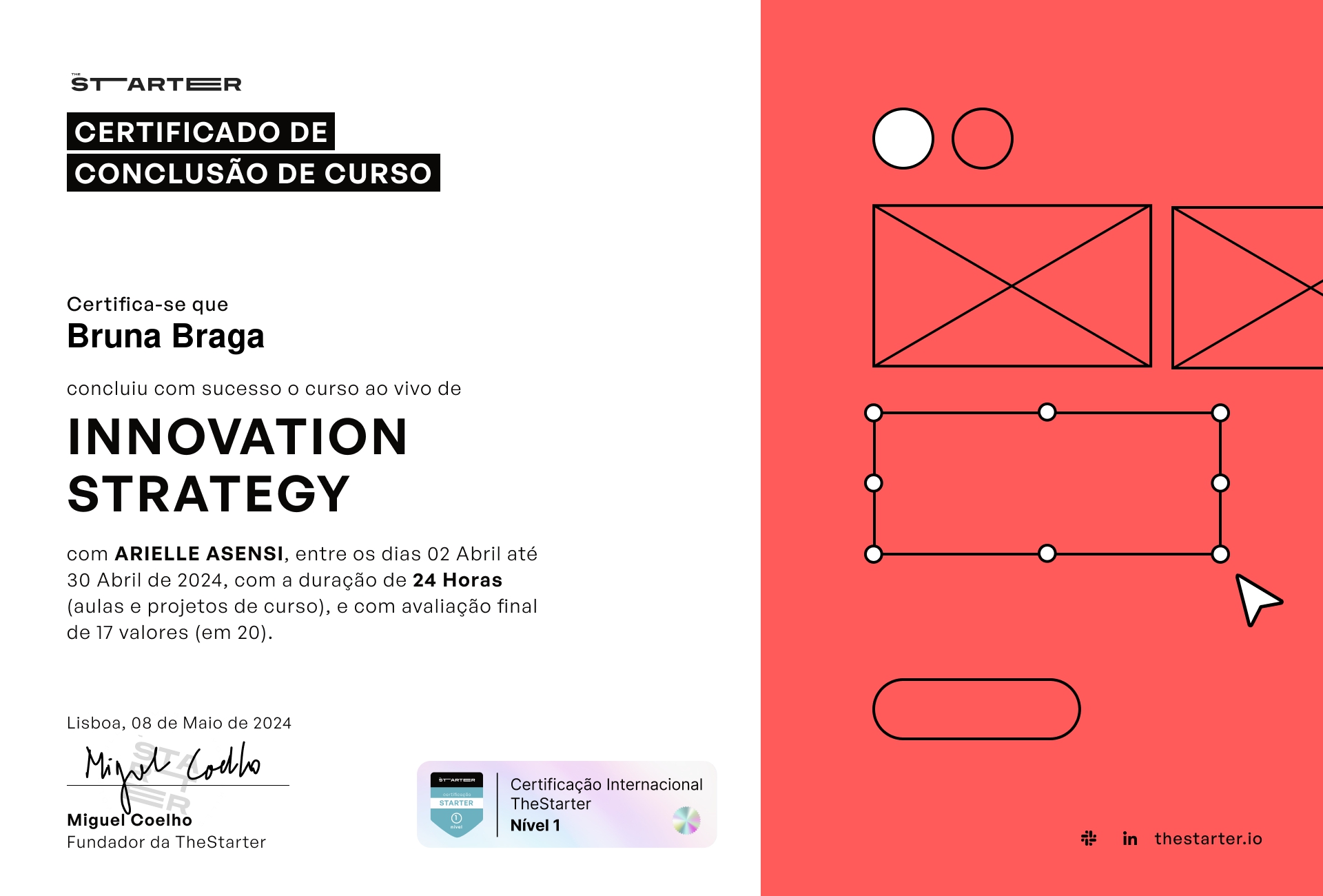 Certificado de Conclusão de Curso Badge