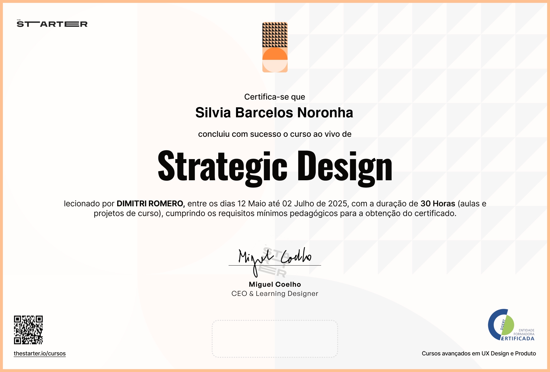 Certificado de Conclusão de Curso Badge