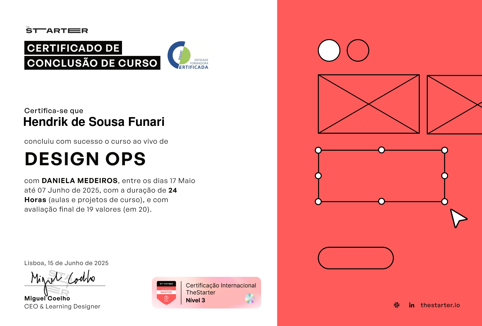 Certificado de Conclusão de Curso Badge