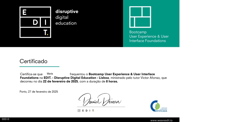 Certificado de Participação Badge