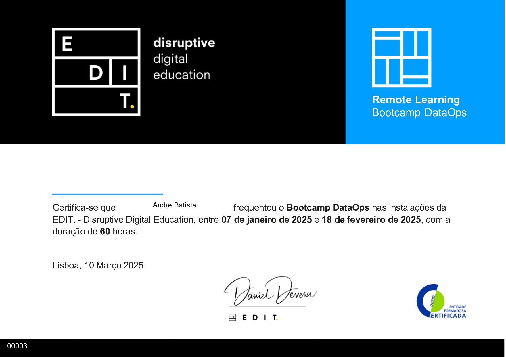 Certificado Badge