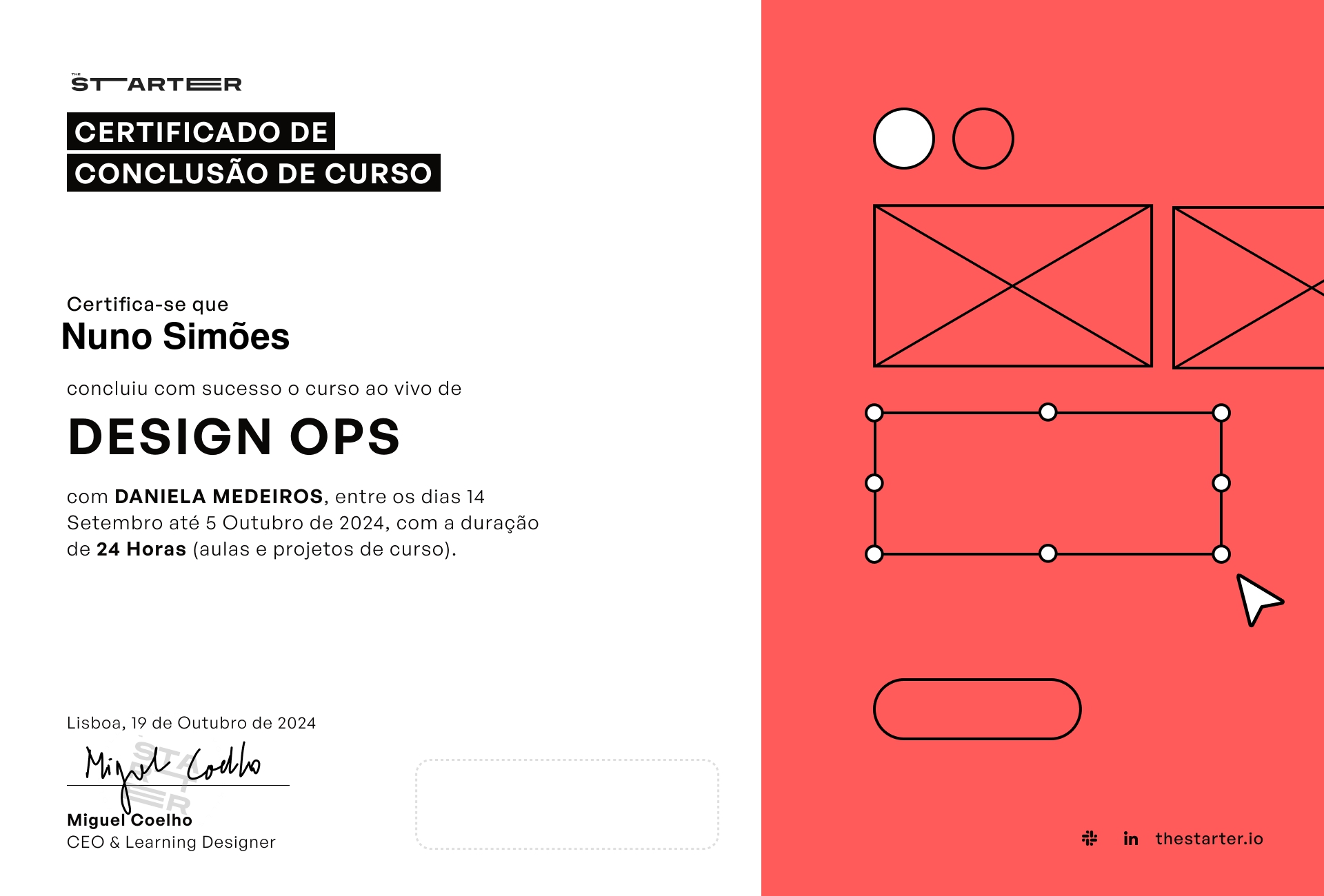 Certificado de Conclusão de Curso Badge