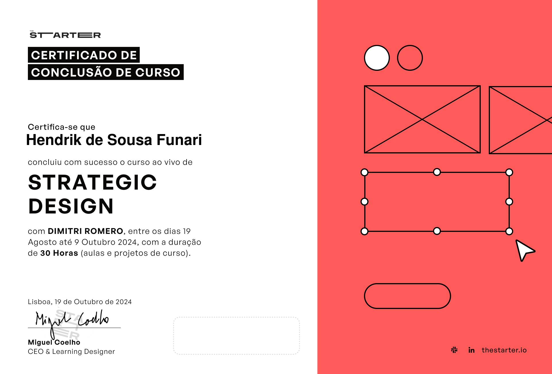 Certificado de Conclusão de Curso Badge