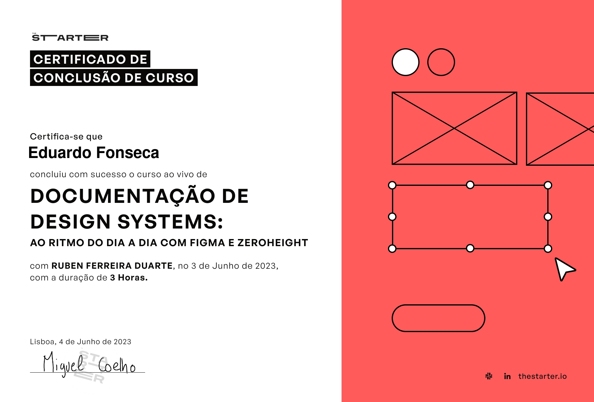Certificado de Conclusão de Curso Badge