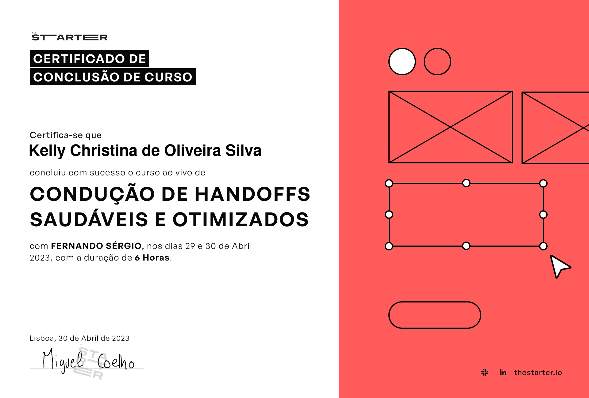 Certificado de Conclusão de Curso Badge