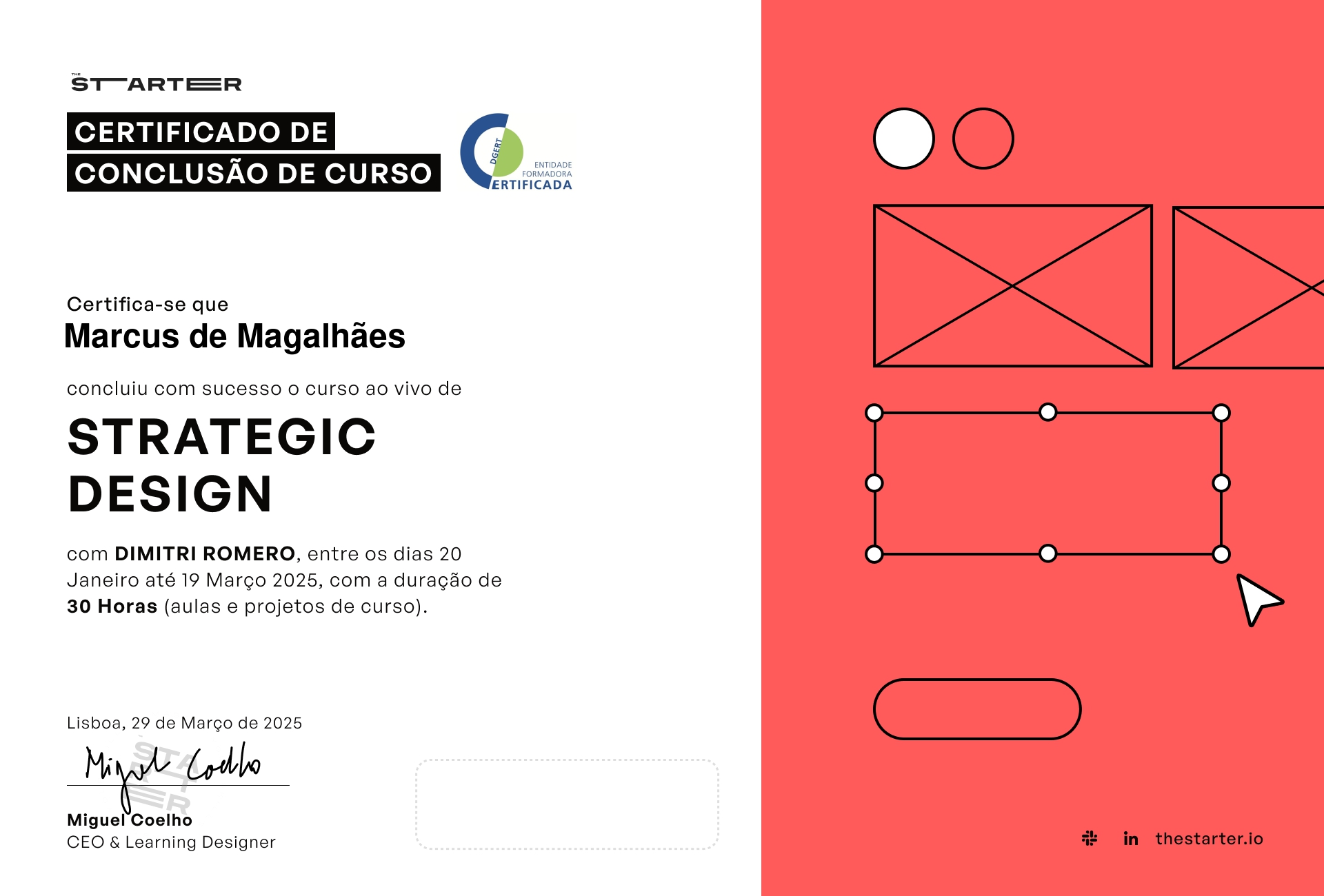 Certificado de Conclusão de Curso Badge